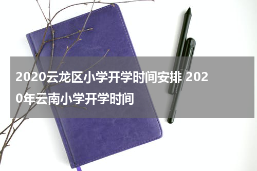 2020云龙区小学开学时间安排 2020年云南小学开学时间