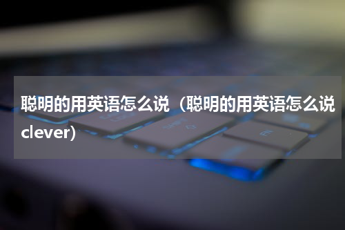 聪明的用英语怎么说（聪明的用英语怎么说clever）