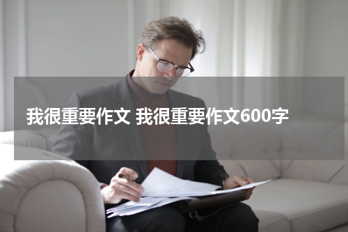 我很重要作文 我很重要作文600字