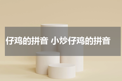 仔鸡的拼音 小炒仔鸡的拼音