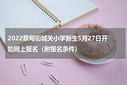 2022蔡甸街城关小学新生5月27日开始网上报名（附报名条件）