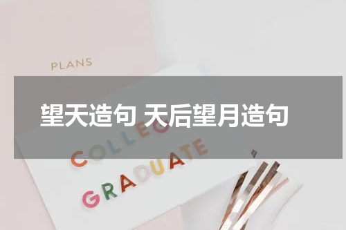 望天造句 天后望月造句