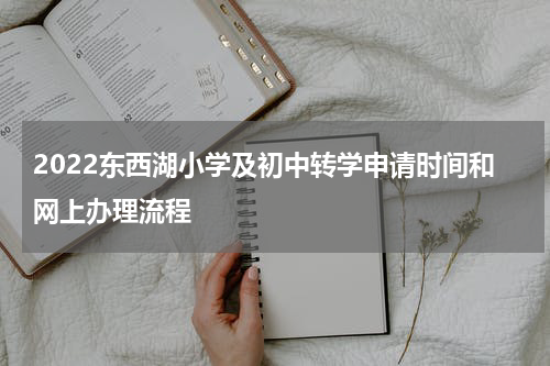 2022东西湖小学及初中转学申请时间和网上办理流程