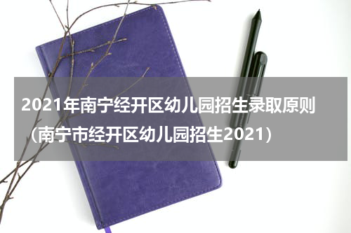 2021年南宁经开区幼儿园招生录取原则(南宁市经开区幼儿园招生2021)