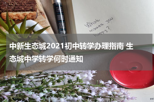 中新生态城2021初中转学办理指南 生态城中学转学何时通知