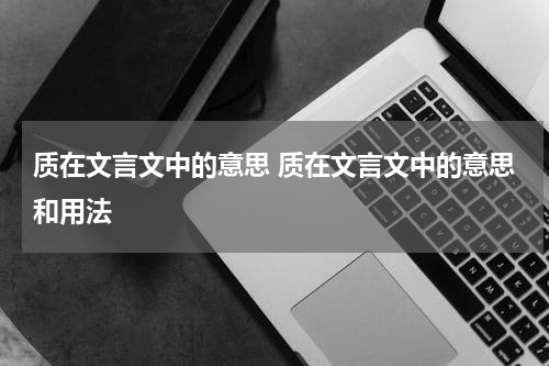 质在文言文中的意思 质在文言文中的意思和用法