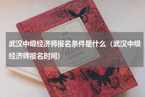 武汉中级经济师报名条件是什么（武汉中级经济师报名时间）