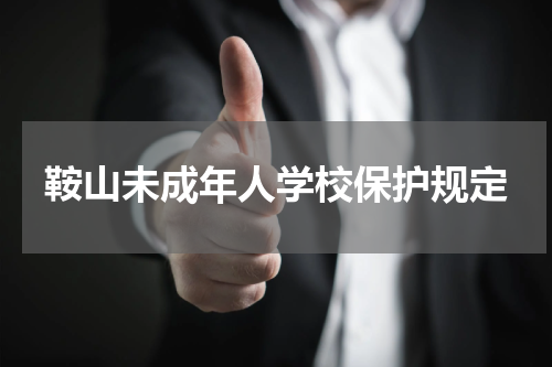 鞍山未成年人学校保护规定