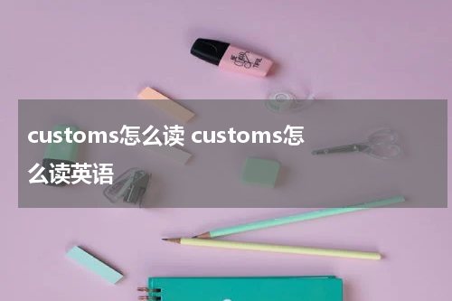 customs怎么读 customs怎么读英语