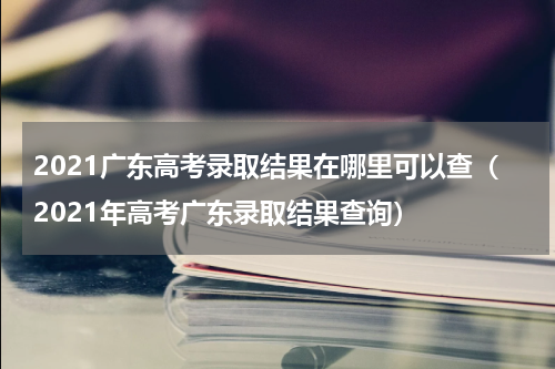 2021广东高考录取结果在哪里可以查（2021年高考广东录取结果查询）