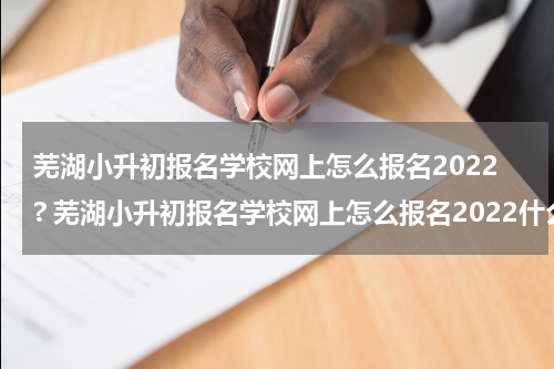 芜湖小升初报名学校网上怎么报名2022? 芜湖小升初报名学校网上怎么报名2022什么时候报名