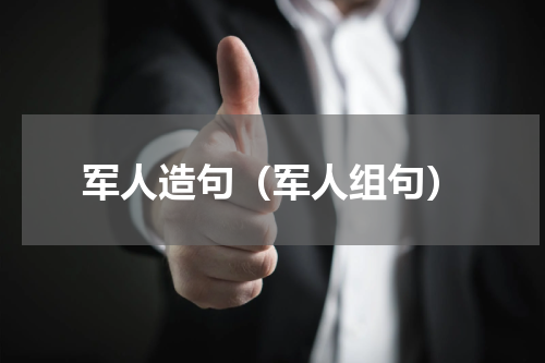军人造句（军人组句）