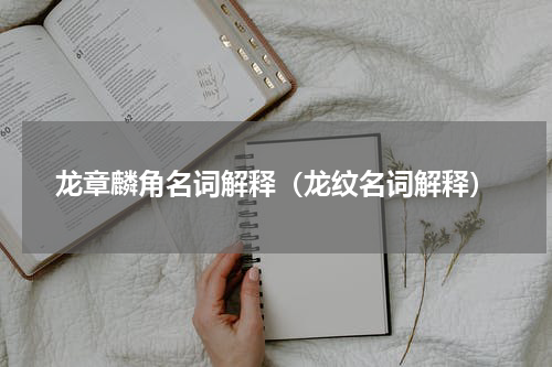 龙章麟角名词解释（龙纹名词解释）