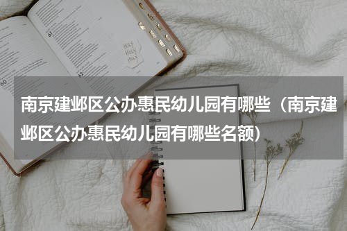 南京建邺区公办惠民幼儿园有哪些(南京建邺区公办惠民幼儿园有哪些名额)