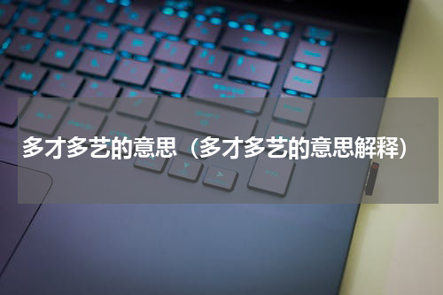 多才多艺的意思（多才多艺的意思解释）