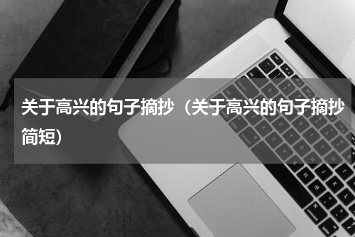 关于高兴的句子摘抄（关于高兴的句子摘抄简短）