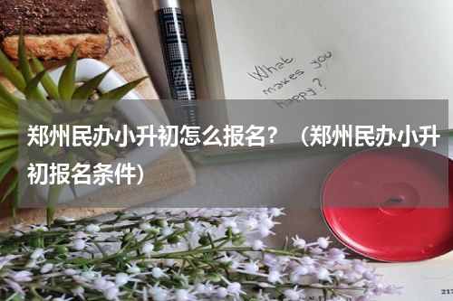 郑州民办小升初怎么报名？（郑州民办小升初报名条件）