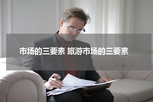 市场的三要素 旅游市场的三要素