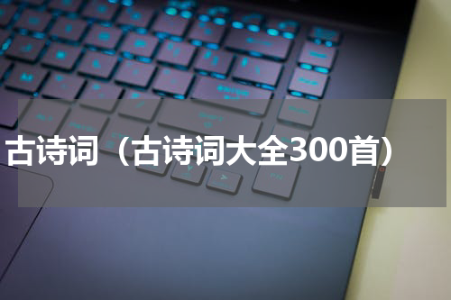 古诗词（古诗词大全300首）