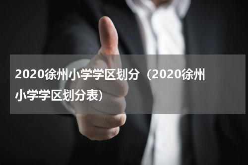 2020徐州小学学区划分（2020徐州小学学区划分表）