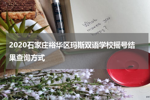 2020石家庄裕华区玛斯双语学校摇号结果查询方式