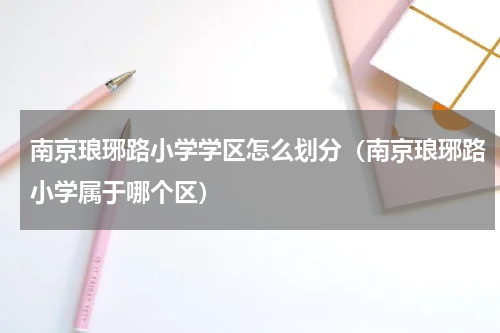 南京琅琊路小学学区怎么划分（南京琅琊路小学属于哪个区）