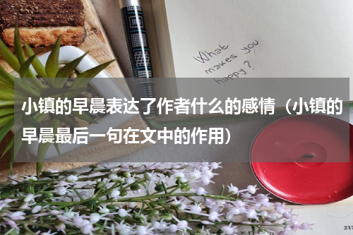 小镇的早晨表达了作者什么的感情（小镇的早晨最后一句在文中的作用）