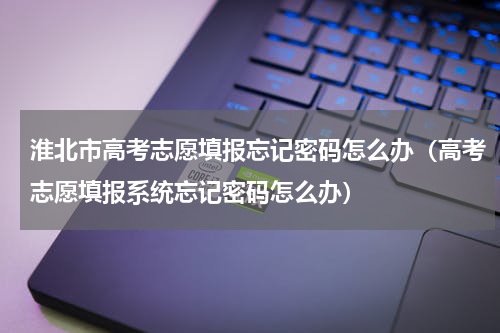 淮北市高考志愿填报忘记密码怎么办（高考志愿填报系统忘记密码怎么办）