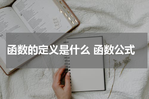 函数的定义是什么 函数公式