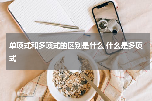 单项式和多项式的区别是什么 什么是多项式