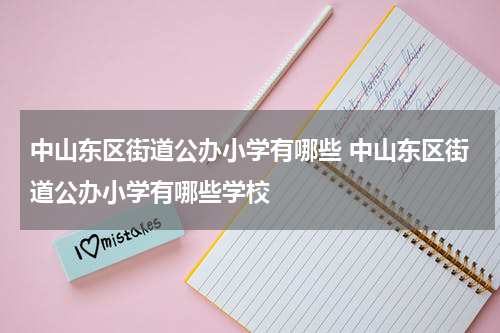 中山东区街道公办小学有哪些 中山东区街道公办小学有哪些学校
