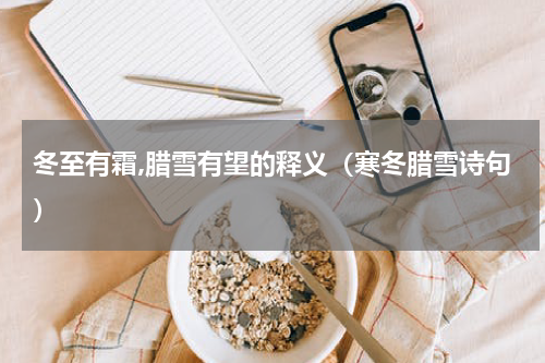 冬至有霜,腊雪有望的释义（寒冬腊雪诗句）