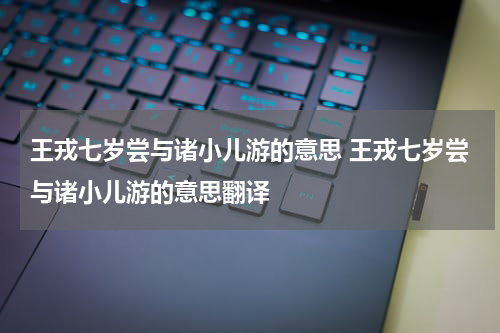 王戎七岁尝与诸小儿游的意思 王戎七岁尝与诸小儿游的意思翻译