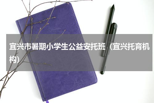 宜兴市暑期小学生公益安托班（宜兴托育机构）