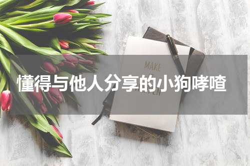  懂得与他人分享的小狗哮喳