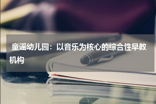 童谣幼儿园:以音乐为核心的综合性早教机构