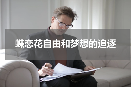 蝶恋花自由和梦想的追逐