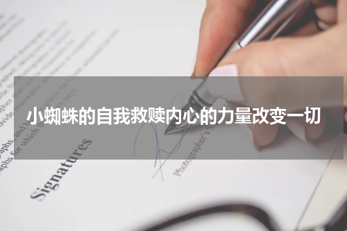 小蜘蛛的自我救赎内心的力量改变一切