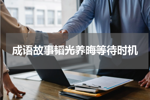 成语故事韬光养晦等待时机