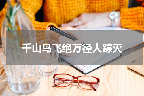 千山鸟飞绝万径人踪灭