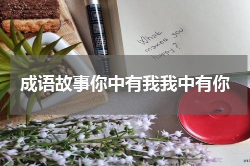 成语故事你中有我我中有你